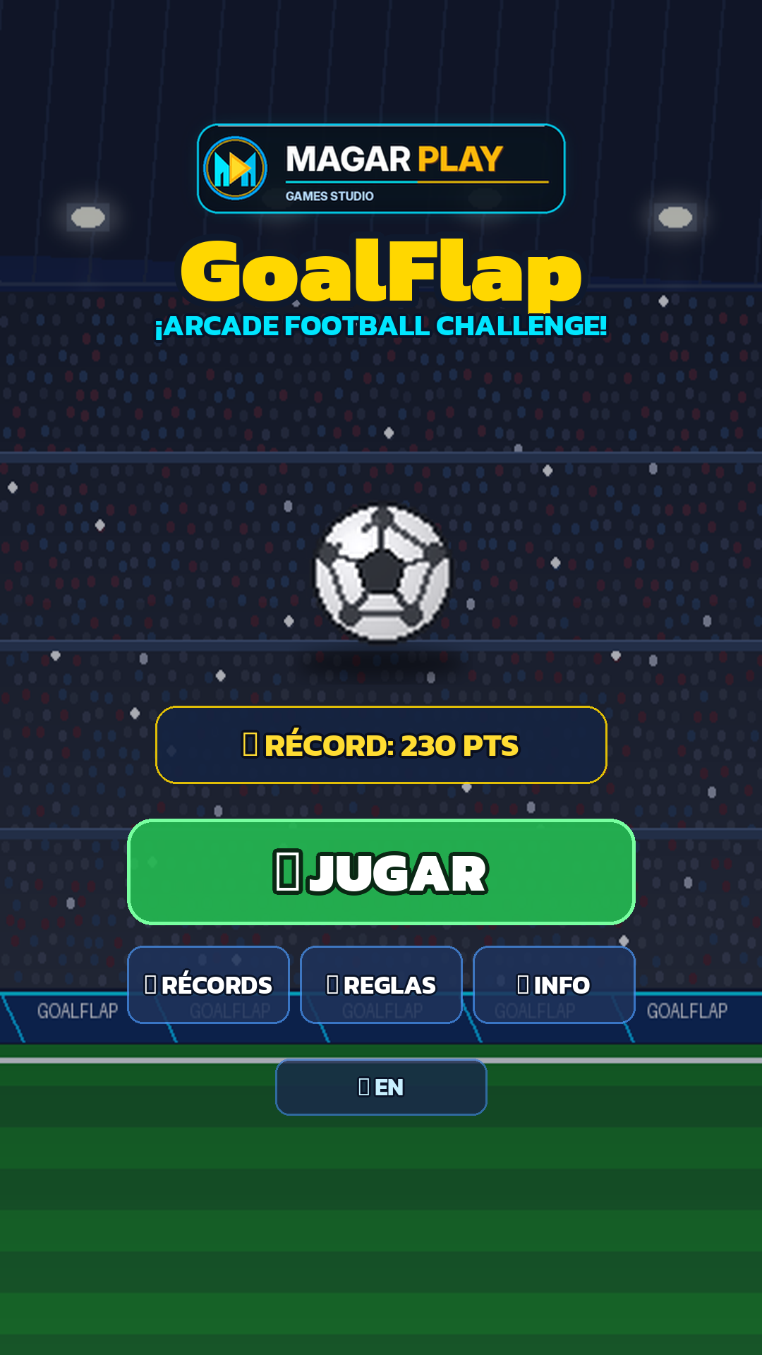 GoalFlap Menú Principal